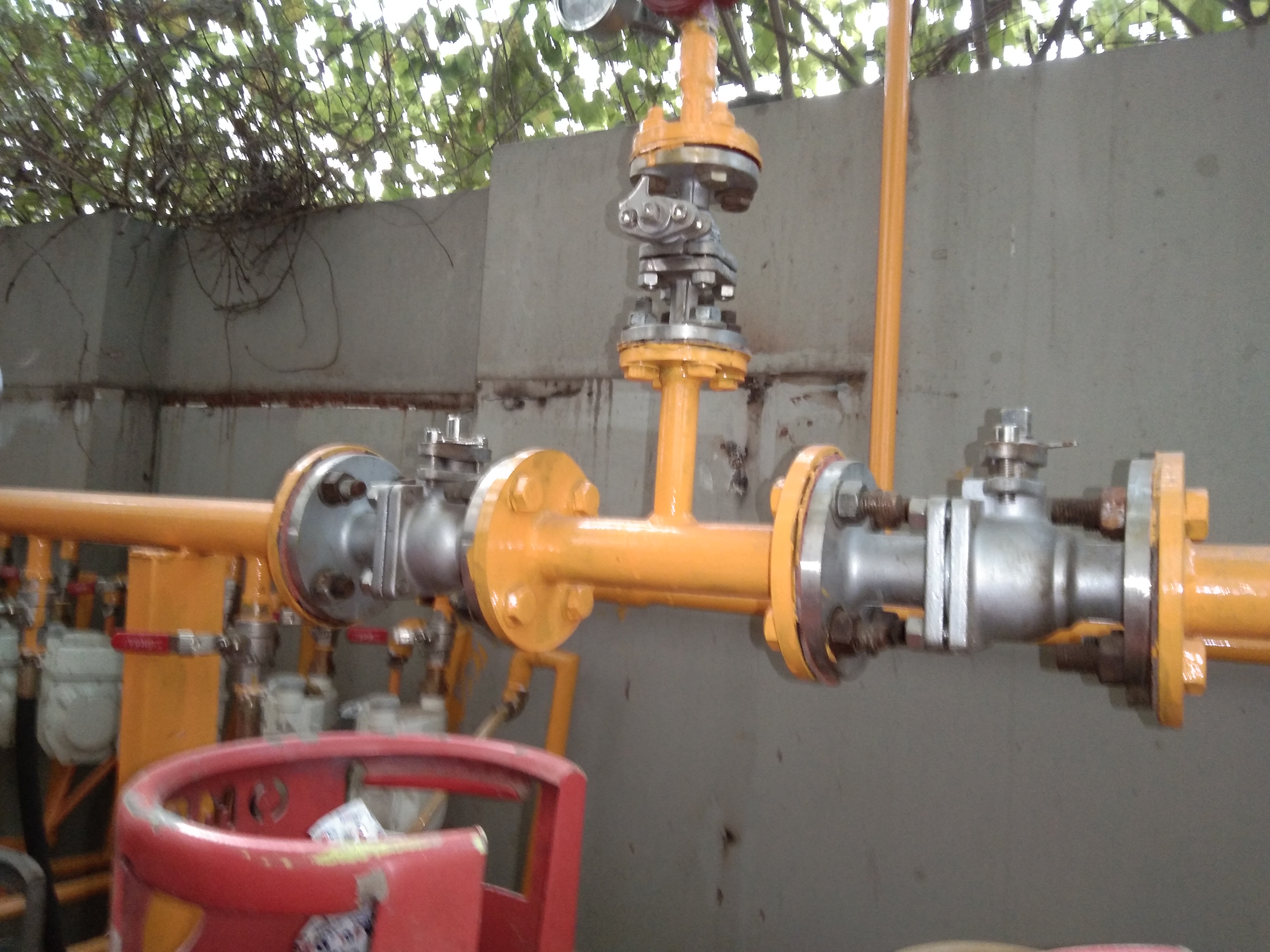 L.P. Gas Reticulated System